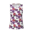 thumbnail image 5 of Goofa Peonies Printed Womens Workout Tops for Women Sleeveless Yoga Shirts Athletic Running Tank Tops Sleeveless Gym Clothes Workout Apparel-, 5 of 9