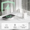 thumbnail image 4 of HOMCOM End Table with Charging Station USB Ports Side Table with Storage, 4 of 10