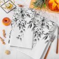 thumbnail image 3 of Grey Eucalyptus Leaves Kitchen Towels Set of 3, Watercolor Weeping Botanical Soft Microfiber Dish Towels, Absorbent Quick-Dry Washable Dishcloths for Kitchen Cleaning, Drying Dishes, 18x28 Inches, 3 of 9