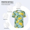 thumbnail image 4 of Daiia Lemon Mens Baseball Jersey Button Down Shirts Short Sleeve Sports Uniforms-3X-Large, 4 of 9