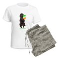 thumbnail image 5 of CafePress - Lab With Irish Flag Women's Light Pajamas - Women's Short Sleeve Print T-Shirt and Pants Light Cotton Pajama Set, 5 of 7