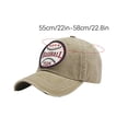 thumbnail image 3 of Tbopshirt Bucket Hat for Women Summer Summer Sun Protection Fashion Retro Baseball Embroidery Hat Outdoor Sun-hat Baseball Cap, 3 of 3