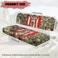 thumbnail image 7 of FKELYI UTV Seat Covers Compatible with Polaris Ranger XP 1000 2017-2023 American Flag Elk Camo Leaf Print Dustproof ATV Bench Cover Backrest Protector UTV Interior Decor, 7 of 7