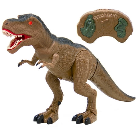 Best Choice Products 21in Kids Remote Control T-Rex Walking Dinosaur Play Toy Tyrannosaurus w/ Lights, Sounds - (Best Rc Radio For The Money)
