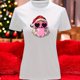 thumbnail image 3 of Playera Blusa Con Estampado De Santa Fashion Con Lentes Y Chicle Ropa De Mujer Color Blanco Talla Chica Marca Emil SaEs, 3 of 4
