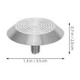 thumbnail image 2 of Hytrove 6Ud Clavos Táctiles Para Ciegos De Acero Inoxidable Para Senderos Marcadores De Seguridad Peatonal, 2 of 8