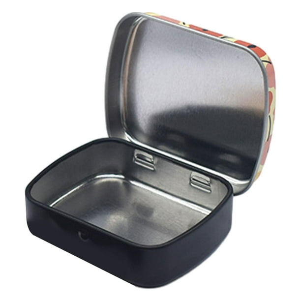 5x Caja de Lata Pequeña con Tapa, Caja de Almacenamiento Vacía, Contenedor  de Almacenamiento para Dulces, Pin de Dibujo, Baratija, Fabricación de Vela  - Main Image