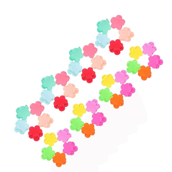 TEHAUX 80-Piece Assorted Color Acrylic Snap Hair Clips for Girls, Perfect for Daily Hair Styling and Secure Clipping