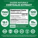 thumbnail image 2 of Zazzee Corydalis 7500 Mg Dolor De Cabeza, Espalda 120 Cáps, 2 of 3