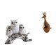 thumbnail image 5 of Escultura de búho moderna, adorno de mesa para sala de estar, oficina, dormitorio, armario, estantería, mesita de noche, decoración de fiesta., 5 of 7