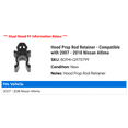 thumbnail image 2 of Hood Prop Rod Retainer - Compatible with 2007 - 2018 Nissan Altima 2008 2009 2010 2011 2012 2013 2014 2015 2016 2017, 2 of 2