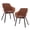 Brown, variant on Plastic Chair Dining Room Chair Tub Armchair Stacking Chair for School Conference Activities,Student Desk Chair Ergonomic Backrest Modern Patio Chair for Party