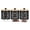 Black, variant on Rustic Wood Canister Set with Wooden Lids, Airtight Stackable Storage Bins for Sugar, Tea, Coffee, Kitchen Counter & Pantry Organization