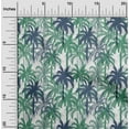 thumbnail image 2 of oneOone Polyester Spandex Sea Green Fabric Tropical Palm Tree Quilting Supplies Print Sewing Fabric By The Yard 56 Inch Wide, 2 of 4