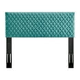 thumbnail image 2 of Ergode Angela Full/Queen Performance Velvet Headboard - Teal, 2 of 5