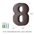thumbnail image 2 of Number Cork Holder "0-9" y "&" Numeral Wall Art Cork Box Colector Tomfeel Artesanías de metal, 2 of 7