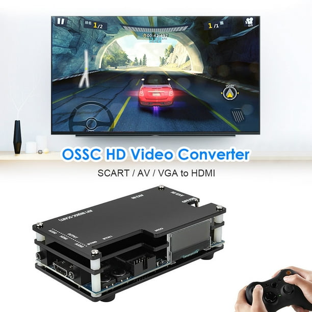 Multifunctional HDTV HDMI-compatible Audio Video Adapter Converter for PS1/ PS2 Console for Monitors/Projectors for Gameplay