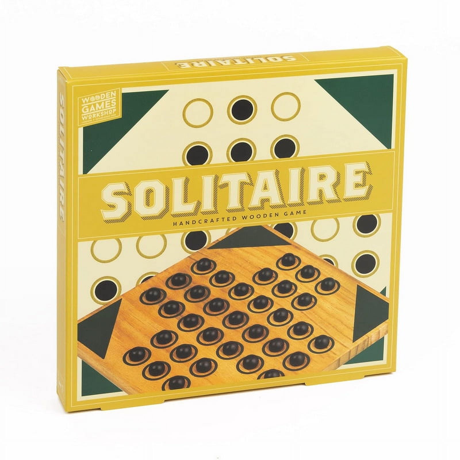 Solitaire  Classic Wooden Family Board Game 