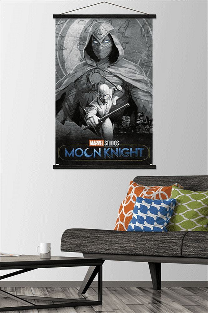 Marvel Moon Knight - Teaser Wall Poster with Magnetic Frame, 22.375" x 34"