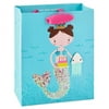 Mermaid and Jellyfish Medium Birthday Gift Bag, 9.6"