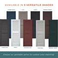 thumbnail image 4 of Vinyl | Raised Panel Exterior Shutters | 14.5" Width | with Mid Rail (50/50 Split) | 1 Pair, 4 of 11