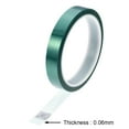 thumbnail image 3 of Uxcell 15mm 33 Meter / 108.2 Feet PET Green High-Temperature Adhesive Tape 2 Count, 3 of 4