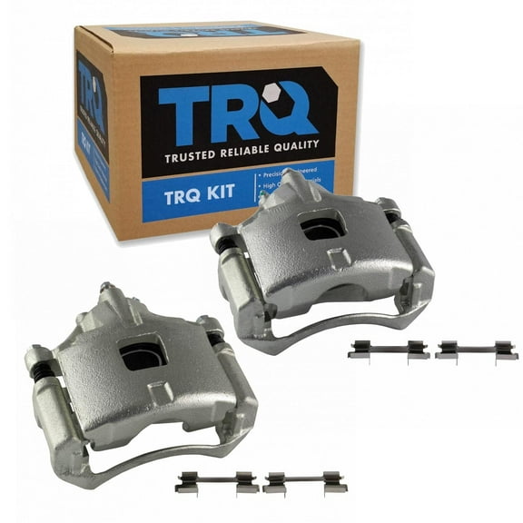 TRQ Front Brake Caliper Set Compatible with 97-04 Buick 97-05 Cadillac 00-05 Chevrolet 97-03 Oldsmobile 00-03 Pontiac
