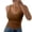 Coffee0326I&17, variant on Ribbed Tank Tops for Women U Neck Sleeveless Spaghetti Strap Camisole Tops for Women Fitted Stretch Athletic Basic Women Undershirts Gray XXL