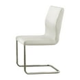 thumbnail image 3 of Furniture of America Janus Modern 5-Piece Round Dining Table Set, White, 3 of 6