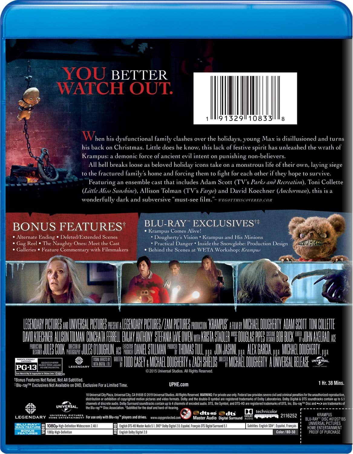 Krampus (Blu-ray New Box Art) [Blu-ray] - Walmart.com