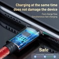 thumbnail image 4 of 3 In 1 Multifunction Fast Phone Charging Cable Compatible with Iphone Type C Cable, 4FT，Black, 4 of 5