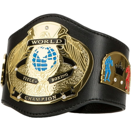 Title Boxing World Champion Authentic Detailed Leather Novelty Mini Belt - (Best Revolver In The World)