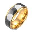 thumbnail image 1 of Qarigey Anillo de acero para hombre y mujer, anillos personalizados, joyería, accesorio decorativo portátil para compromiso, fiesta, fiesta, Ropa, zapatos y accesorios Miscelánea Talla 12 de EE. UU., 1 of 6