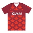 thumbnail image 1 of Camiseta de fútbol Outerstuff FIFA 2026 Canadá para niños XL roja, 1 of 2