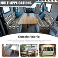 thumbnail image 3 of FOR U DESIGNS Horse Amercian Tribal Print RV Dinette Cushion Covers Wear-Resistan Camper Cushion Slipcover Elastic 2 Seat Sofa Chair Cover 1 Backrest Covers and 1 Bench Covers, 3 of 7