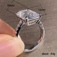 thumbnail image 6 of SEPARQI With handcrafted details Party Valentine's Day For Women Gift for Wife Dazzling High Quality Cubic Zirconia CZ Ring Ideal Jewelry Gift Comes in Elegant Box, 6 of 8