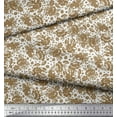 thumbnail image 2 of Soimoi Polyester Crepe Fabric Leaves & Floral Artistic Print Fabric by The Yard 52 Inch Wide, 2 of 5