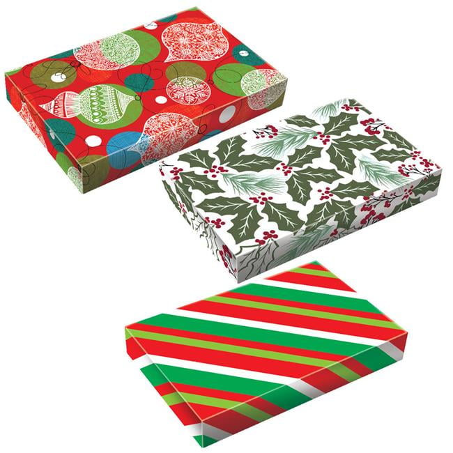 DDI 2319880 Whimsical Patterned Christmas Folding Boxes - Extra Large ...