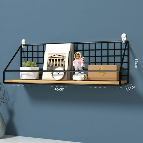 Nvzi -b nail board rack set, metal bracket, display wall organizer, office garage workbench storage tray (black, style 1)