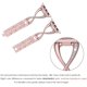 thumbnail image 4 of Bandas Compatible con Apple Watch Band 38 mm 40 mm Iwatch Series 6/5/4/3/2/1 SE Mujer Joyería elegante Accesorios de acero inoxidable Correa de pulsera Oro rosa 38 mm / 40 mm Jormftte XM040-2, 4 of 7