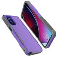 thumbnail image 7 of Tekcoo Moto G Stylus Shockproof Rubber Armor Protective Cell Phone Case for Motorola Moto 5G,Purple, 7 of 7