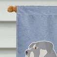 thumbnail image 3 of Carolines Treasures BB8350CHF Schnauzer Welcome Flag Canvas House Size, 3 of 4