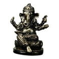 thumbnail image 4 of CoudarTitie Lord Ganesha Statue Resin Buddha Sculpture for Living Room Gifts Centerpiece Bronze 4.7x4.2x6cm, 4 of 9