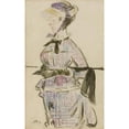 thumbnail image 2 of Édouard Manet 13x18 Gold Ornate Wood Frame and Double Matted Museum Art Print Titled - Woman in Travel Costume (1880), 2 of 4