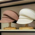 thumbnail image 7 of CoCopeaunts Newsboy Hats for Women Fashion Wool Winter Hat Sloping Brim Visor Cap Cabbie Beret Girls Paperboy Cap Ivy Hat, 7 of 7