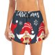 thumbnail image 2 of Balery Three Cute Christmas Gnomes Pantalones cortos deportivos para mujer con forro y dos bolsillos, elásticos, para entrenamiento, gimnasio, yoga-X-Large, 2 of 7