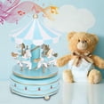 thumbnail image 3 of Music Box Christmas Carousel Horse Carousel Music Box Artware, Carousel, 3 of 5