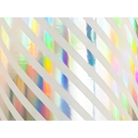 Pack of 1, Diagonal Holographic Wrapping Paper 26" x 417', Half Ream Roll for Celebration, Party, Holiday, Birthday and Events, Made in USA