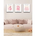 thumbnail image 2 of Framed Matisse Pink Wall Art Set of 3,Minimalist Canvas Wall Decor,Truly Quality Canvas Prints for 12x16IN,Art Poster Decoration for Bathroom,Bedroom, 2 of 6