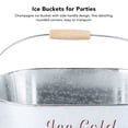 thumbnail image 3 of Beer Bucket, Metal Ice Bucket, Large Capacity Champagne Ice Bucket With Side Handle Rust Prevention Ice Bucket For Beer Wine Birthday Camping Bar Barbecues, 3 of 8